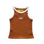 Corteiz Contrast Allstarz Tank Top Brown