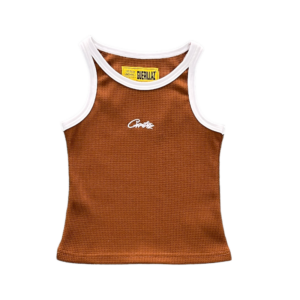 Corteiz Contrast Allstarz Tank Top  Brown