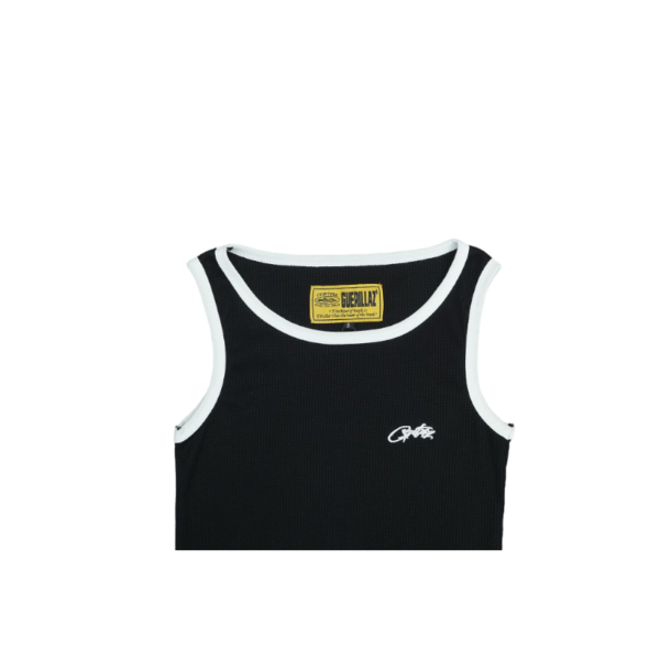 Corteiz Contrast Allstarz Tank Top Black - Image 2
