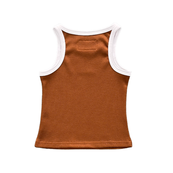 Corteiz Contrast Allstarz Tank Top  Brown - Image 3