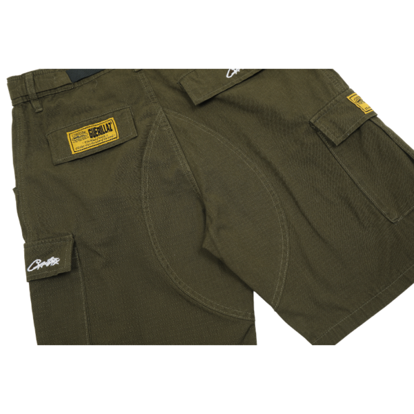 Cargo Corteiz Alcatraz Green Shorts Army