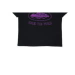 Corteiz Alcatraz Black Purple Blur T-Shirt