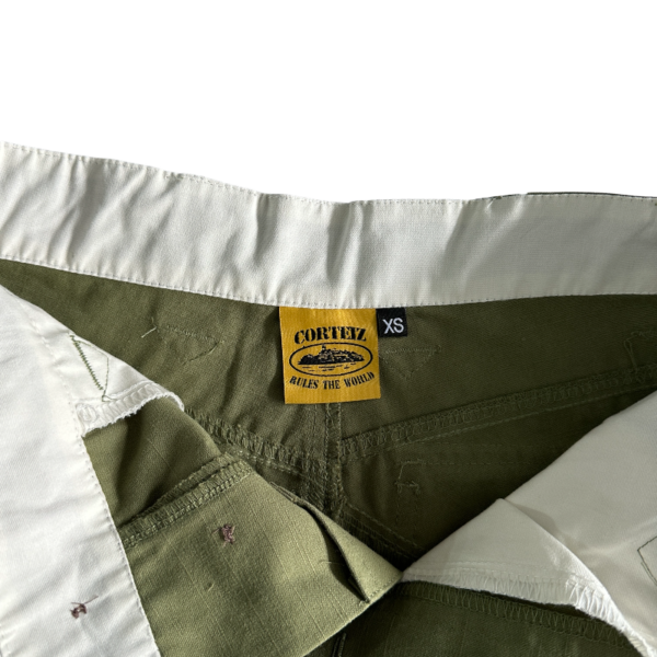 Corteiz Storm Cargo Pants Khaki - Image 4