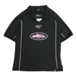 Black Corteiz Talismo Football T-Shirt