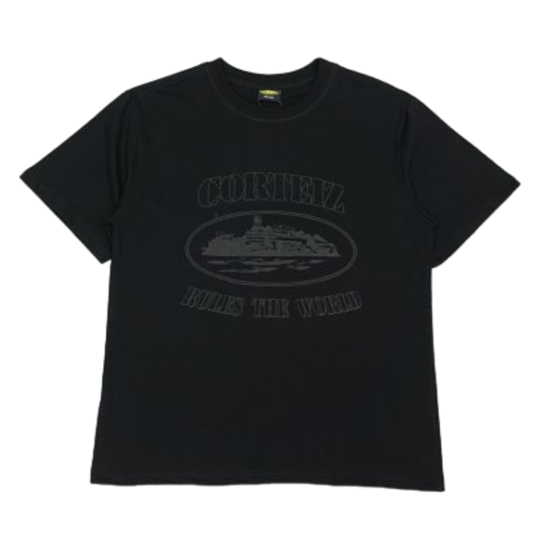 Corteiz OG Alcatraz Black T-Shirt Triple