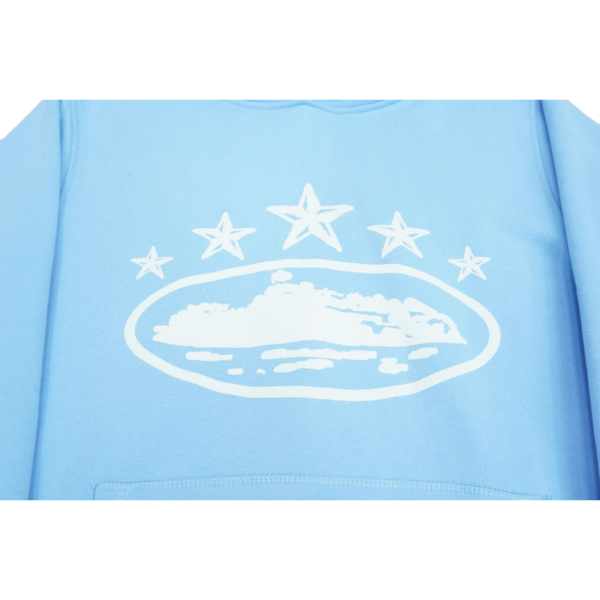 Corteiz 5 Hoodie Starz Alcatraz Baby Blue