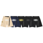 Corteiz Alcatraz Cargo Shorts Black / Blue / Cream
