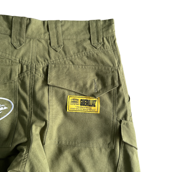 Corteiz Storm Cargo Pants Khaki - Image 9