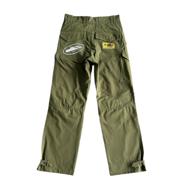 Corteiz Storm Cargo Pants Khaki - Image 2