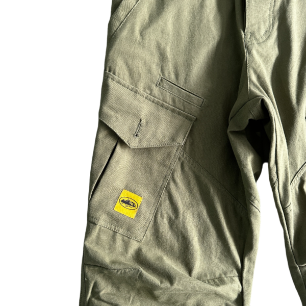 Corteiz Storm Cargo Pants Khaki - Image 10