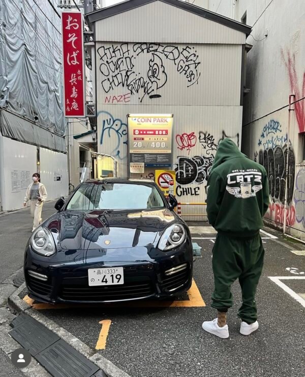 Corteiz Gasolina Tracksuit Dark Green