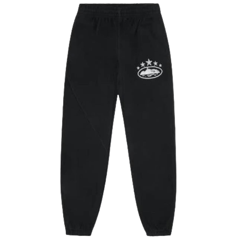 Corteiz 5 Starz Sweatpants Black