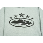 Corteiz Gray 5 Starz Alcatraz Hoodie