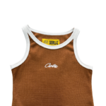 Corteiz Contrast Allstarz Tank Top Brown - Image 4