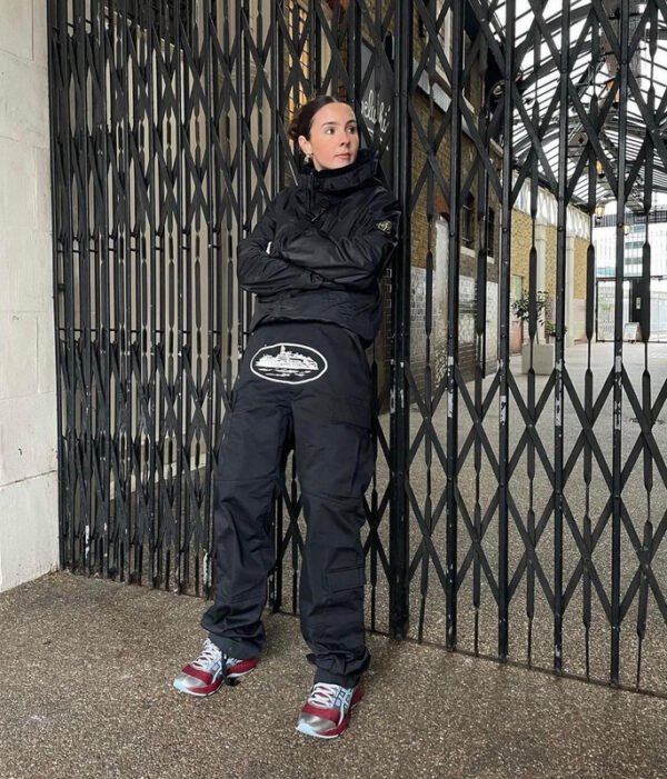 Corteiz Guerillaz Cargo Pants Black
